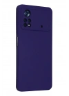 Mey İthalat®   Poco X4 Pro 5G Kılıf Nano içi Kadife Silikon - Mor