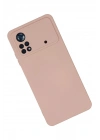 Mey İthalat®   Poco X4 Pro 5G Kılıf Nano içi Kadife Silikon - Pudra