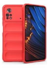 Mey İthalat®   Poco X4 Pro 5G Kılıf Optimum Silikon - Kırmızı