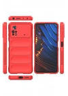 Mey İthalat®   Poco X4 Pro 5G Kılıf Optimum Silikon - Kırmızı