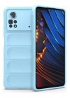Mey İthalat®   Poco X4 Pro 5G Kılıf Optimum Silikon - Sky Blue
