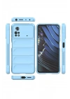 Mey İthalat®   Poco X4 Pro 5G Kılıf Optimum Silikon - Sky Blue
