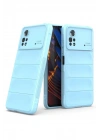 Mey İthalat®   Poco X4 Pro 5G Kılıf Optimum Silikon - Sky Blue
