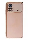 Mey İthalat®   Poco X4 Pro 5G Kılıf Volet Silikon - Pembe