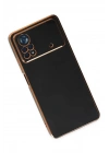 Mey İthalat®   Poco X4 Pro 5G Kılıf Volet Silikon - Siyah