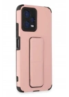 Mey İthalat®   Poco X5 5G Kılıf Mega Standlı Silikon - Pudra