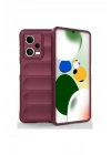 Mey İthalat®   Poco X5 5G Kılıf Optimum Silikon - Bordo