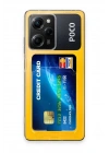 Mey İthalat®   Poco X5 Pro 5G Kılıf Kart Şeffaf Silikon - Şeffaf