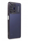 Mey İthalat®   Poco X5 Pro 5G Kılıf  Lensli Silikon - Mor
