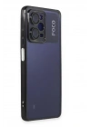 Mey İthalat®   Poco X5 Pro 5G Kılıf  Lensli Silikon - Siyah