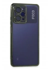 Mey İthalat®   Poco X5 Pro 5G Kılıf  Lensli Silikon - Yeşil