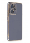 Mey İthalat®   Poco X5 Pro 5G Kılıf Volet Silikon - Mavi