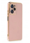 Mey İthalat®   Poco X5 Pro 5G Kılıf Volet Silikon - Pembe