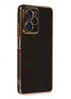 Mey İthalat®   Poco X5 Pro 5G Kılıf Volet Silikon - Siyah