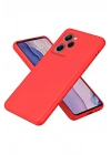 Mey İthalat®   Poco X5 Pro 5G Nano içi Kadife Silikon - Kırmızı