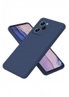 Mey İthalat®   Poco X5 Pro 5G Nano içi Kadife Silikon - Lacivert