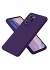 Mey İthalat®   Poco X5 Pro 5G Nano içi Kadife Silikon - Mor