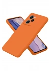 Mey İthalat®   Poco X5 Pro 5G Nano içi Kadife Silikon - Turuncu