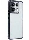 Mey İthalat®   Poco X6 Kılıf  Lensli Silikon - Siyah