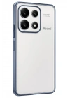 Mey İthalat®   Poco X6 Pro Kılıf  Lensli Silikon - Açık Mavi