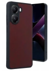 Mey İthalat®   Poco X7 Pro Kılıf Aras Deri Kapak - Bordo