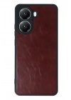 Mey İthalat®   Poco X7 Pro Kılıf Aras Deri Kapak - Bordo