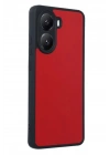 Mey İthalat®   Poco X7 Pro Kılıf Aras Deri Kapak - Kırmızı