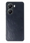 Mey İthalat®   Poco X7 Pro Kılıf Aras Deri Kapak - Lacivert