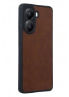 Mey İthalat®   Poco X7 Pro Kılıf Aras Deri Kapak - Taba
