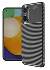 Mey İthalat®   Poco X7 Pro Kılıf Auto Focus Karbon Kapak - Siyah