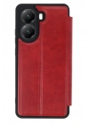 Mey İthalat®   Poco X7 Pro Kılıf Flip Cover - Kırmızı