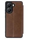 Mey İthalat®   Poco X7 Pro Kılıf Flip Cover - Taba