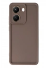 Mey İthalat®   Poco X7 Pro Viera Silikon - Kahverengi