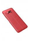 Mey İthalat®   Pocophone X3 Kılıf Auto Focus Kapak - Kırmızı