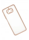 Mey İthalat®   Pocophone X3 Kılıf Montreal Silikon Kapak - Pembe