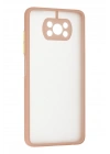 Mey İthalat®   Pocophone X3 Kılıf Montreal Silikon Kapak - Pembe