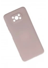 Mey İthalat®   Pocophone X3 Kılıf Nano içi Kadife Silikon - Pudra