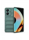 Mey İthalat®  Realme 10 Pro 5G Kılıf Optimum Silikon - Koyu Yeşil