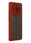 Mey İthalat®  Realme 11 Pro Kılıf Montreal Silikon Kapak - Kırmızı