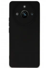 Mey İthalat®  Realme 11 Pro Kılıf Nano içi Kadife Silikon - Siyah