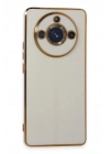 Mey İthalat®  Realme 11 Pro Kılıf Volet Silikon - Beyaz