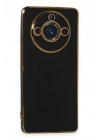 Mey İthalat®  Realme 11 Pro Kılıf Volet Silikon - Siyah