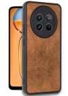 Mey İthalat®  Realme 12 5G Kılıf Aras Deri Kapak - Taba