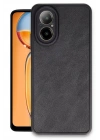 Mey İthalat®  Realme 12 Lite Kılıf Aras Deri Kapak - Siyah