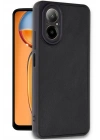 Mey İthalat®  Realme 12 Lite Kılıf Aras Deri Kapak - Siyah