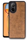 Mey İthalat®  Realme 12 Lite Kılıf Aras Deri Kapak - Taba