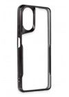 Mey İthalat®  Realme 12 Lite Kılıf Boyi Silikon Kapak - Siyah