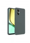 Mey İthalat®  Realme 12 Lite Kılıf First Silikon - Koyu Yeşil
