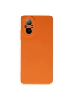 Mey İthalat®  Realme 12 Lite Kılıf Nano içi Kadife Silikon - Turuncu