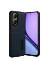 Mey İthalat®  Realme 12 Lite Kılıf Sara Kartvizitli Deri Kılıf - Lacivert